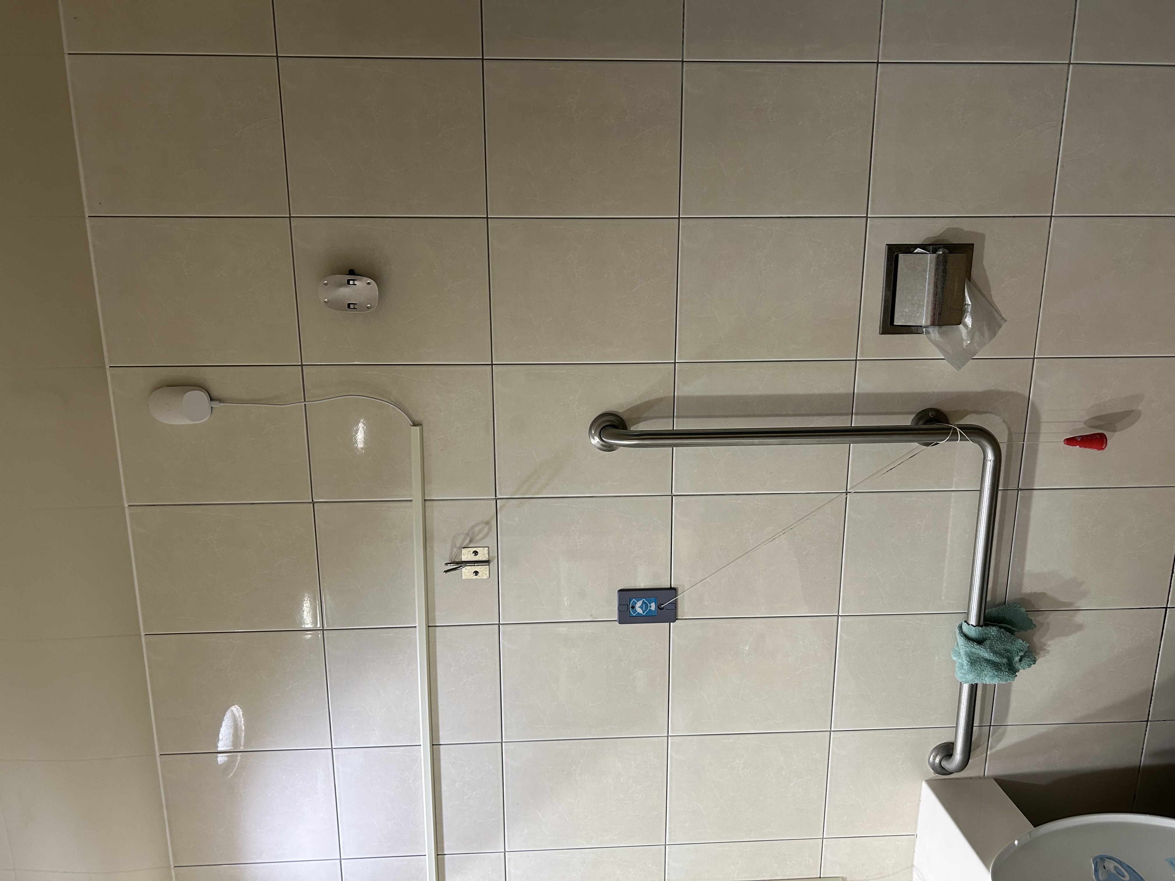 防跌倒設備設於場域實際照片1.